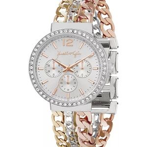 Women's Chronograph Multicolor Metal Alloy Bracelet Watch 38mm